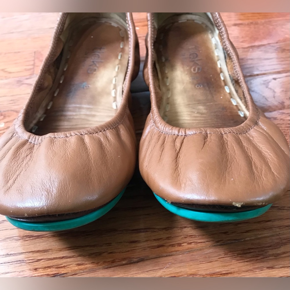 Tieks Chestnut Ballet Flats women’s 8 - Picture 2 of 8